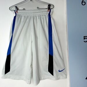 Nike Drifit UK University of Kentucky White Gym Shorts Swoosh Logo Small Men's
